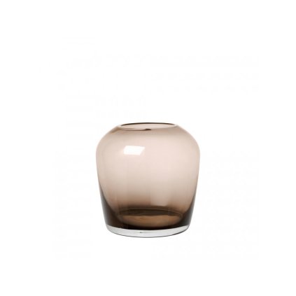 Vaas LETA M 13 cm, koffie, Blomus