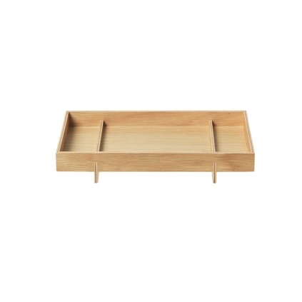 Dienblad op pootjes ABENTO S, 18 x 30 cm, hout, Blomus