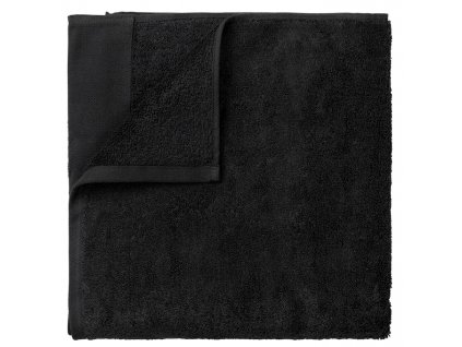 Handdoek RIVA 70 x 140 cm, zwart, Blomus