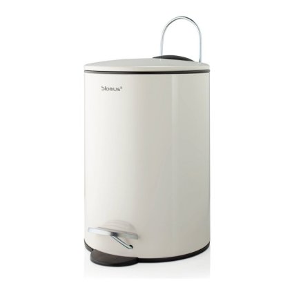 Badkamerprullenbak TUBO 3 l, roomkleurig, Blomus