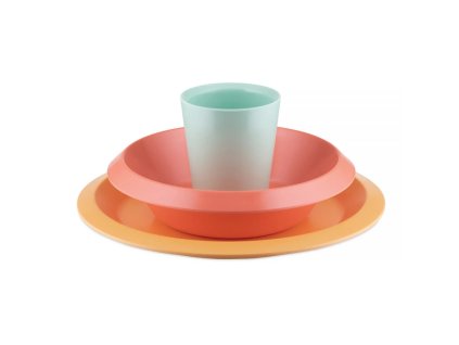 Kinderserviesset GIRO, 3-delig, oranje, Alessi