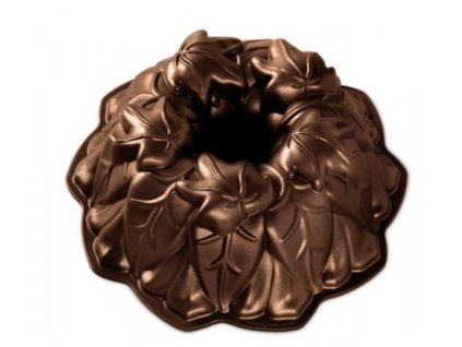 Bundt bakvorm HARVEST LEAVES, brons, Nordic Ware