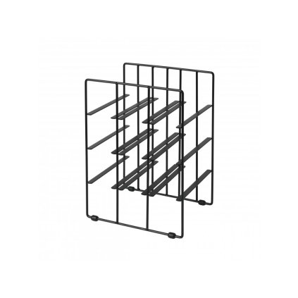 Tafel-wijnrek PILARE, voor 9 flessen, zwart, Blomus