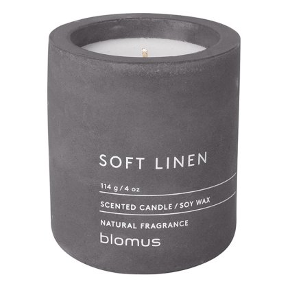 Geurkaars FRAGRA ⌀ 6,5 cm, Soft Linen, Blomus