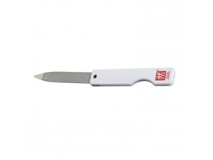 Nagelvijl 12 cm, opvouwbaar, saffier, wit, Zwilling