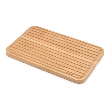Snijplank 25 x 40 cm, voor brood, bruin, hout, Brabantia