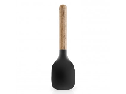 Pollepel NORDIC KITCHEN 27 cm, met houten handvat, siliconen, Eva Solo