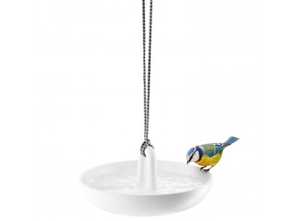 Vogelvoeder of vogeldrinkbak 25 cm, hangend, wit, Eva Solo