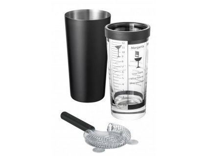 Boston cocktailshaker LOUNGE 500 ml, zwart, Blomus