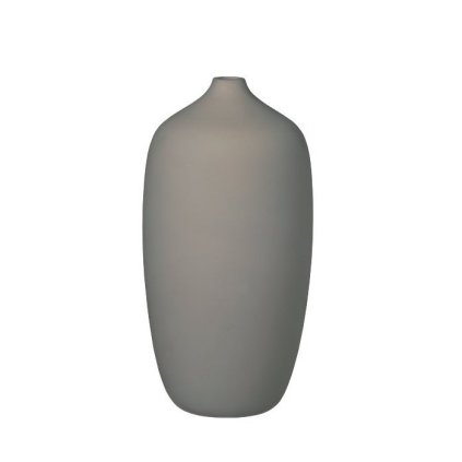 Vaas CEOLA, 22 cm, grijs, Blomus