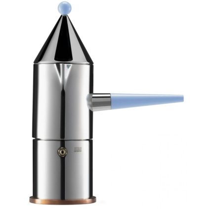 Espresso-percolator LA CONICA, 150 ml, blauw handvat, Alessi