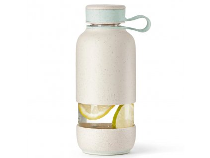 Waterfles BOTTLE TO GO 600 ml, crème, Lékué