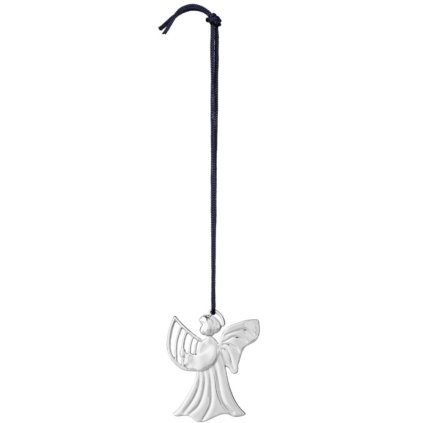 Kerstboomversiering HARP ANGEL 7 cm, verzilverd, Rosendahl