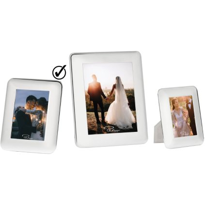 Fotolijstje MARRIAGE 18 x 23 cm, zilver, Philippi