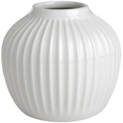 Vaas HAMMERSHOI 13 cm, wit, Kähler