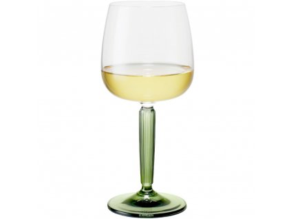 Witte wijnglas HAMMERSHOI, set van 2 stuks, 350 ml, groen, Kähler
