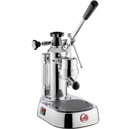 Koffiezetapparaat met hendel EUROPICCOLA LUSSO, zilver, kunststof hendel, La Pavoni