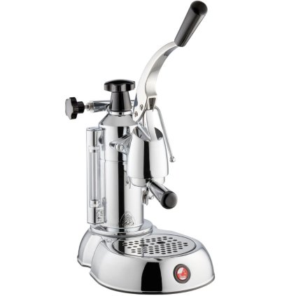 Koffiezetapparaat met hendel STRADIVARI EUROPICCOLA zilver, kunststof hendel, La Pavoni