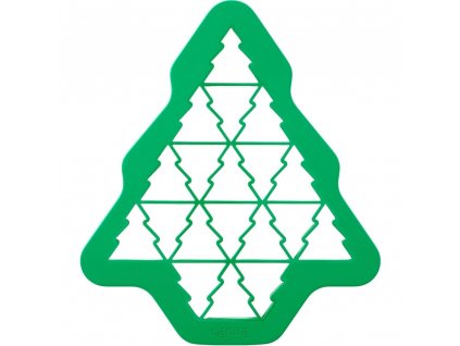 Uitsteekvorm KERSTBOOM, 27 cm, groen, Lékué