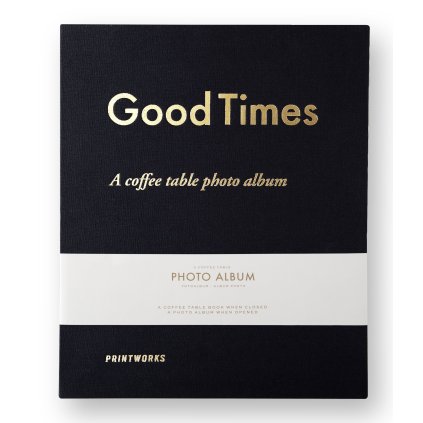 Fotoalbum GOOD TIMES, zwart, Printworks