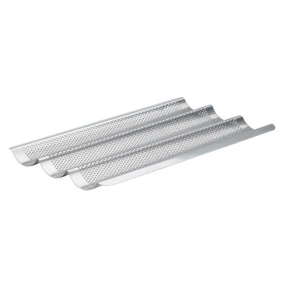 Stokbroodbakvorm 40 cm, voor 3 stokbroden, de Buyer