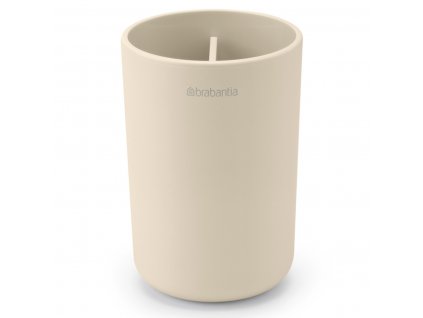 Tandenborstelbeker RENEW, zachtbeige, Brabantia