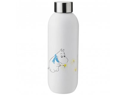 Thermosfles TO GO CLICK MOOMIN 750 ml, wit, Stelton