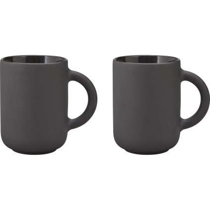 Mok THEO, set van 2, 350 ml, zwart, Stelton