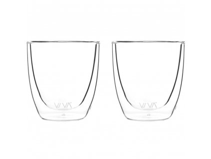 Theeglas LAUREN, set van 2 stuks, 110 ml, dubbelwandig, Viva Scandinavia