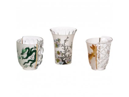 Waterglas (set) HYBRID AGLAURA 3-delig stuks, Seletti