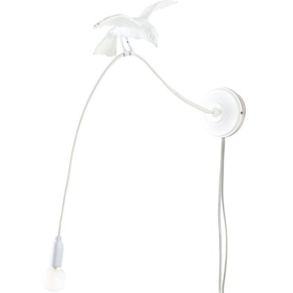 Wandlamp SPARROW CRUISING 100 cm, wit, Seletti