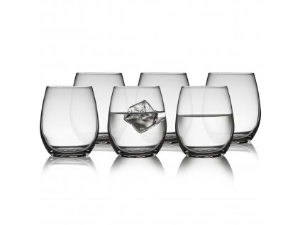 Waterglas JUVEL, set van 6 stuks, 390 ml, Lyngby Glas
