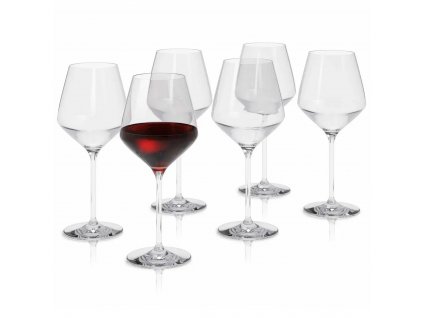 Rode wijnglas LEGIO NOVA, set van 6 stuks, 450 ml, Eva Solo
