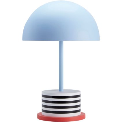 Draagbare tafellamp RIVIERA 28 cm, blauw, Printworks