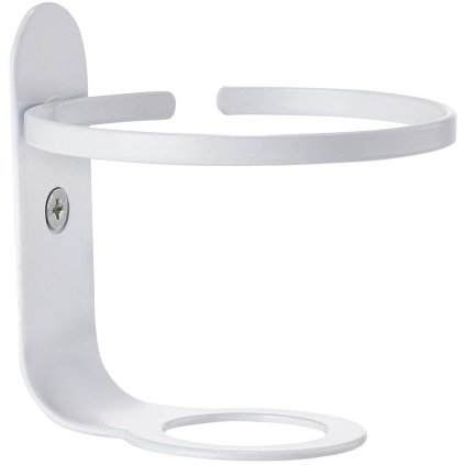 Zeepdispenserhouder UME 8 cm, wandmontage, wit, metaal, Zone Denmark