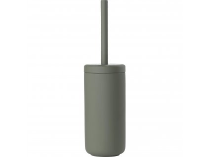 Toiletborstel met houder UME 39 cm, olijfgroen, keramiek, Zone Denmark