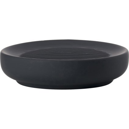 Zeepbakje UME 12 cm, zwart, keramiek, Zone Denmark