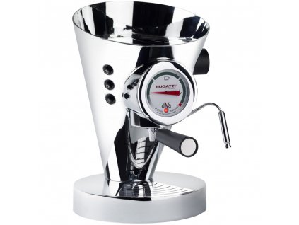 Espressomachine DIVA 0,8 l, zilver, roestvrij staal, Bugatti