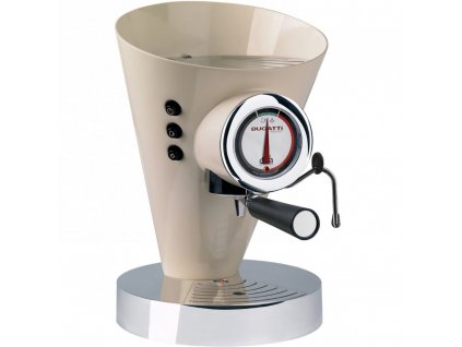 Espressomachine DIVA EVOLUTION 0,8 l, crème, roestvrij staal, Bugatti