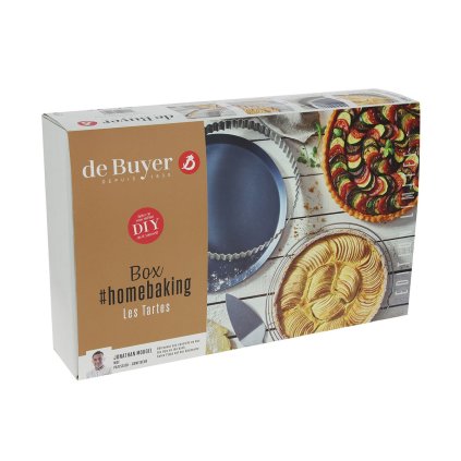 Bakvorm (set) voor taarten, 4-delig, de Buyer 