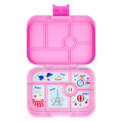 Bento box ORIGINAL 6 fifi roze / Paris , 625 ml, Yumbox