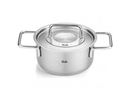 Braadpan PURE 16 cm, zilver, roestvrij staal, Fissler