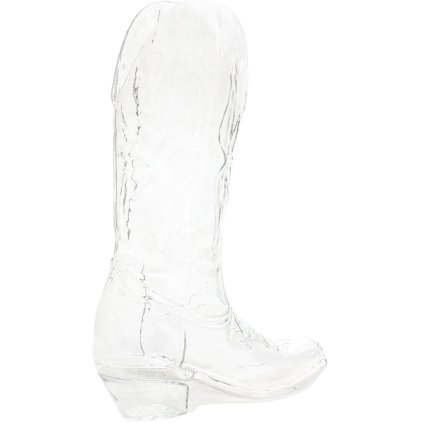 Vaas CRYSTALBOOTIE 28 cm, helder, glas, Seletti