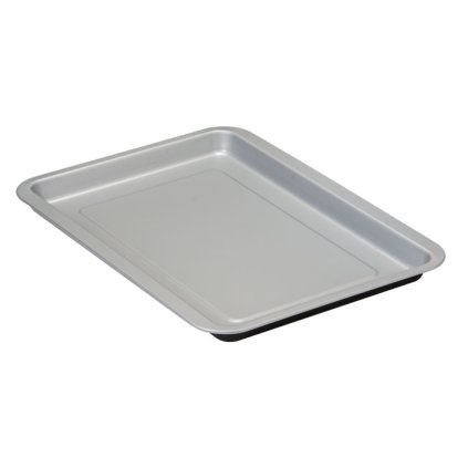 Bakplaat met opstaande rand SILVER ELEGANCE 37 x 32 cm, zwart, staal, Guardini