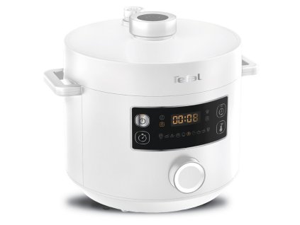 Elektrische snelkookpan TURBO CUISINE CY754130 5 l, wit, Tefal