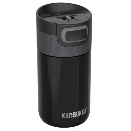 Thermosbeker ETNA 300 ml, gitzwart, roestvrij staal, Kambukka