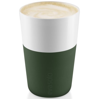 Caffe latte mok, set van 2, 360 ml, smaragdgroen, Eva Solo