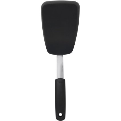 Bakspaan GOOD GRIPS 32 cm, zwart, silicone, OXO