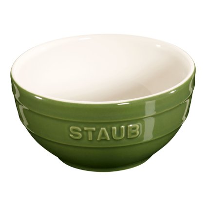 Eetkom 400 ml, groen, keramiek, Staub