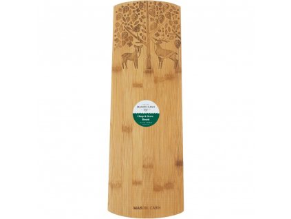 Snij- en serveerplank IN THE FOREST 45 cm, bruin, bamboe, Mason Cash